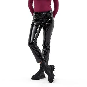 SIMON MILLER - VEGAN LEATHER PATENT PANTS 23